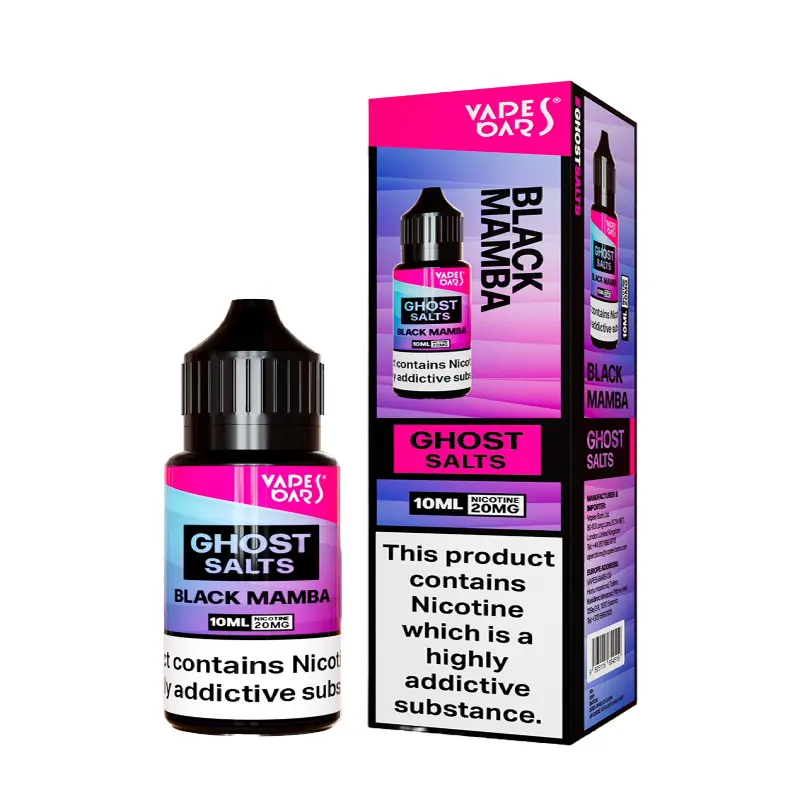  Black Mamba Nic Salt E-liquid by Vapes Bar Ghost Salts 10ml 